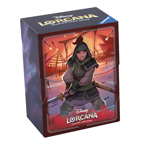Lorcana Supplies: Rise of the Floodborn - Mulan Deck Box